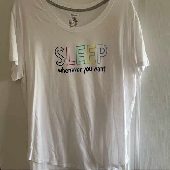 💤 SLEEP Whenever you Want 💤 T-SHIRT Size XL 
women Summer Top PJ - Picture 7 of 8